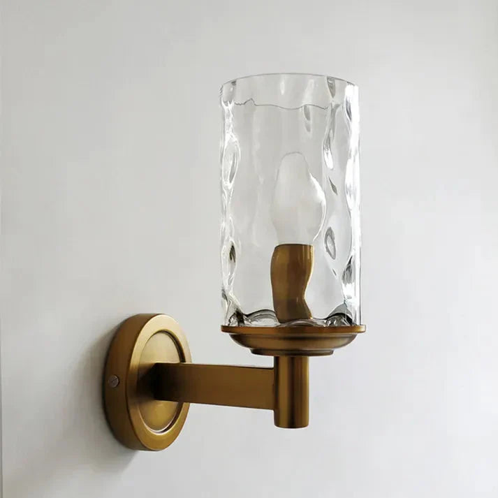 Glavira | Glas Zylinder Wandleuchte