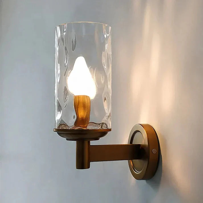 Glavira | Glas Zylinder Wandleuchte