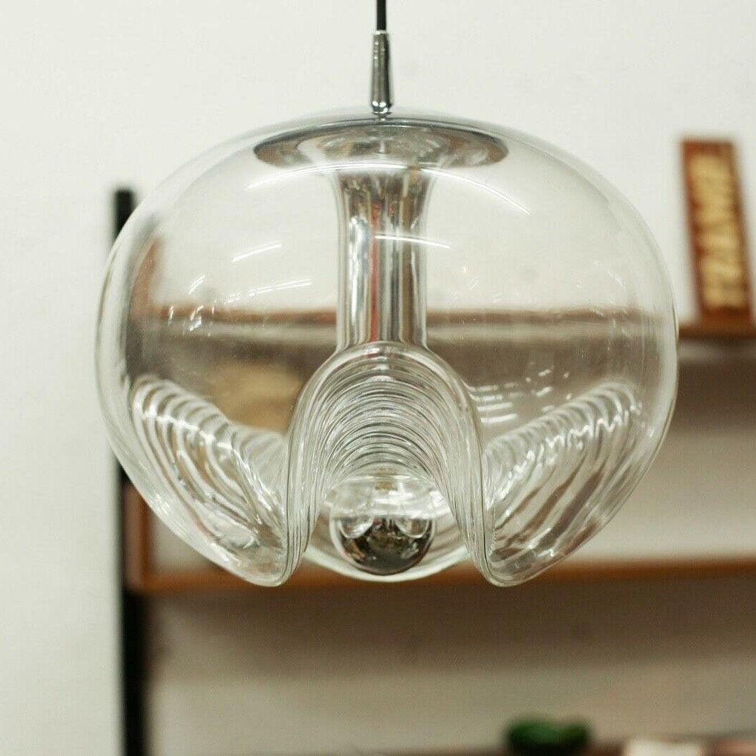 Alviera | Glas Pendelleuchte mit Skulpturform