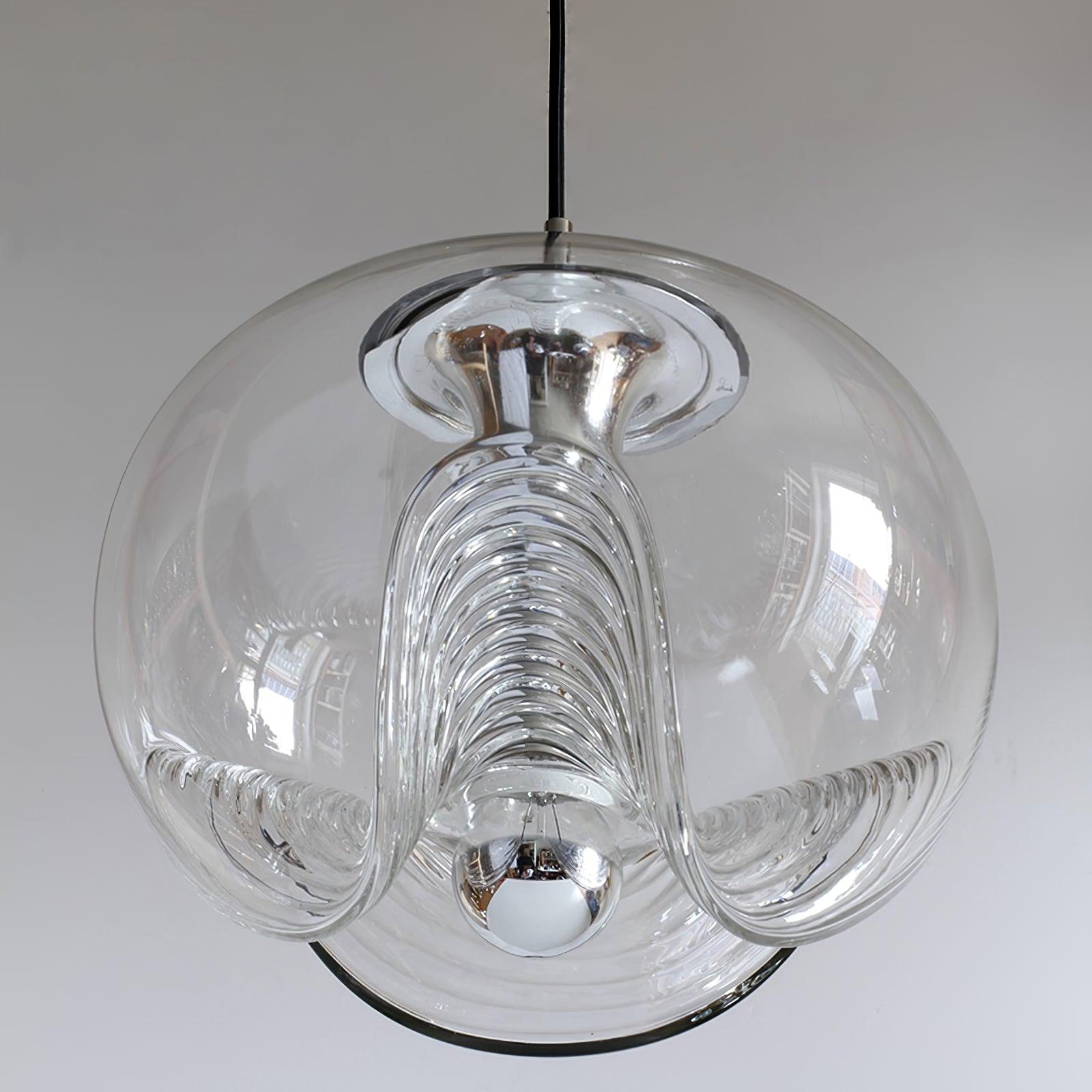 Alviera | Glas Pendelleuchte mit Skulpturform