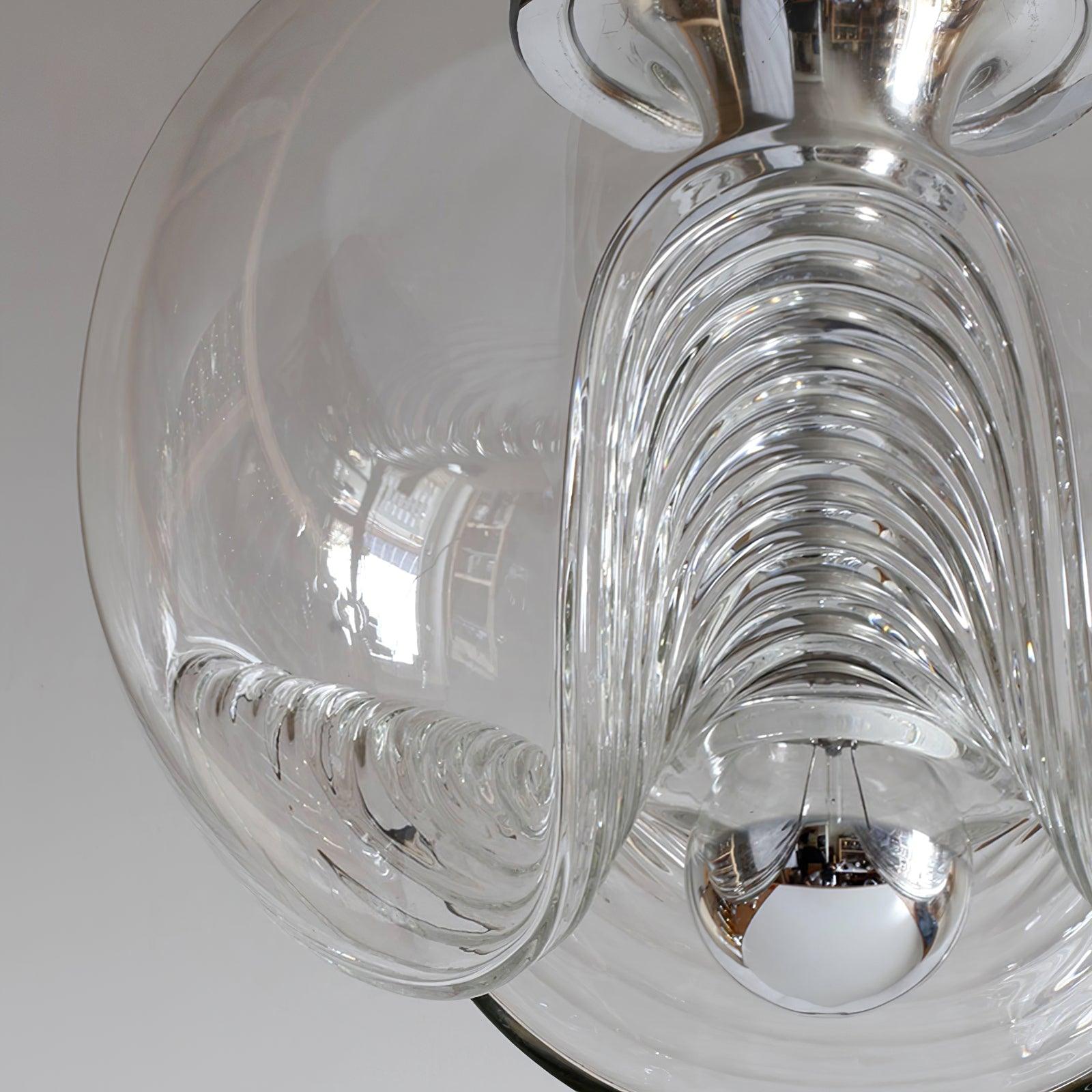 Alviera | Glas Pendelleuchte mit Skulpturform