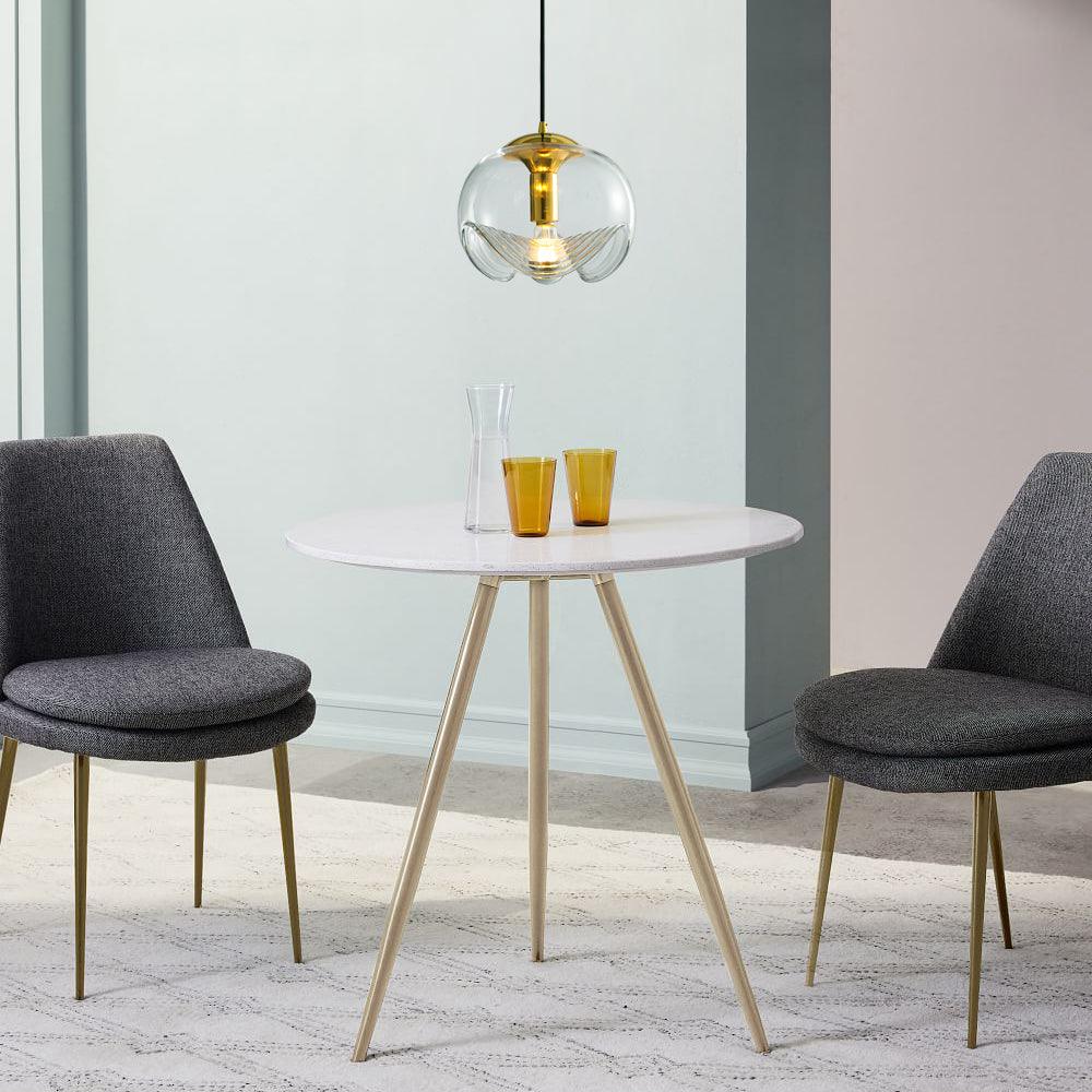 Alviera | Glas Pendelleuchte mit Skulpturform