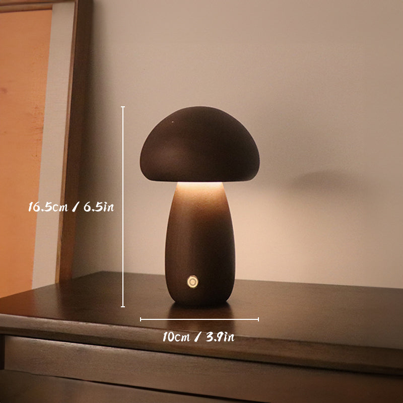Mycora | Pilz-Tischleuchte aus Holz