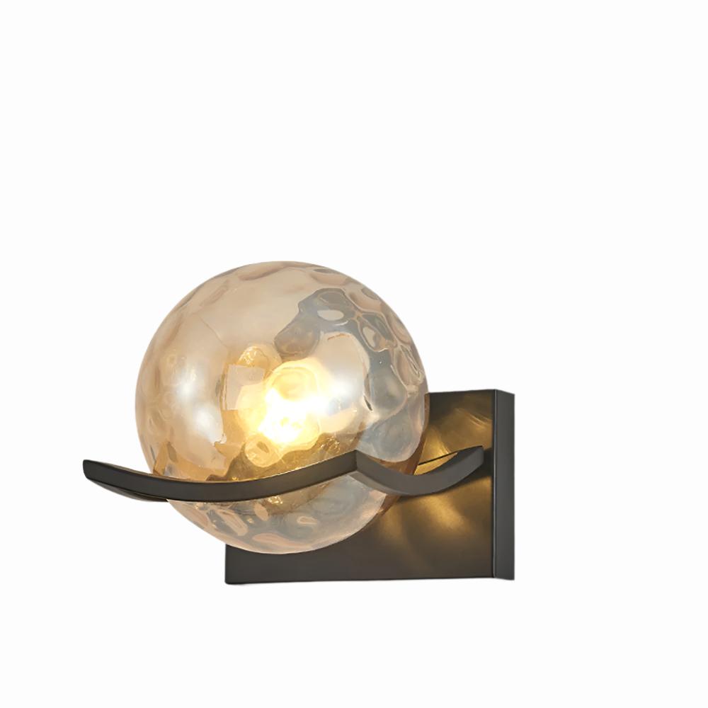 Lorvian | Glas Kugel Wandleuchte
