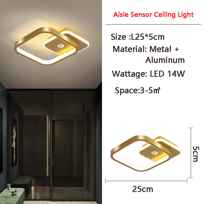 Zerian | Quadrat Deckenleuchte mit LED-Rahmen