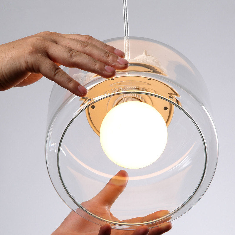 Avira | Pendelleuchte im Vogelglas-Design