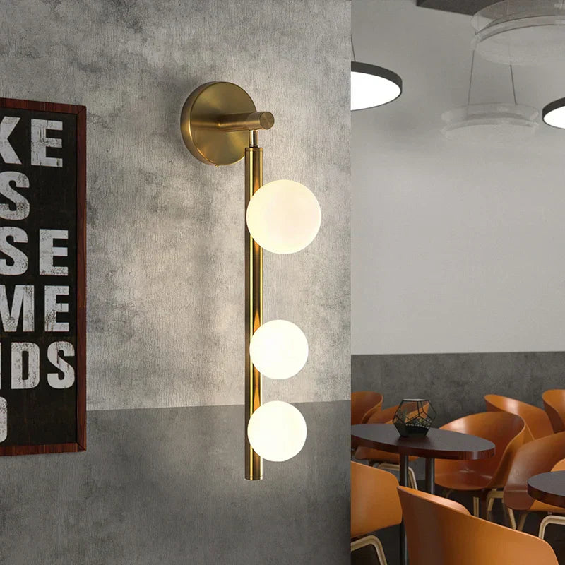 Sona | Glas-Kugel Design LED Wandlampe Modern