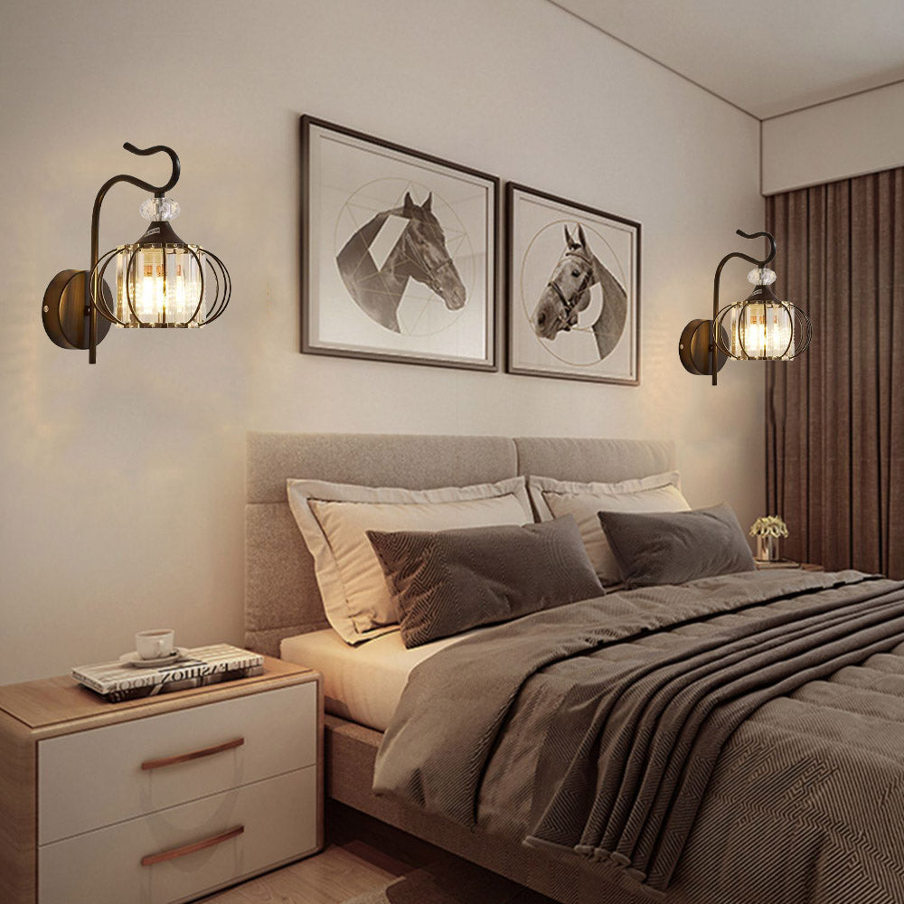 Ferro | Industriele LED Wandleuchte Eisen Kunstdesign