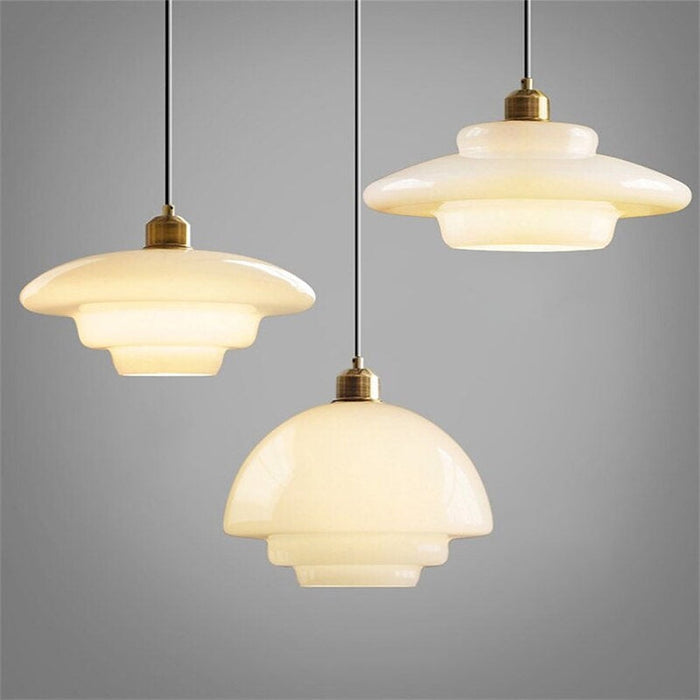 Orvella | Glas-Pendelleuchte im Art-Déco-Stil