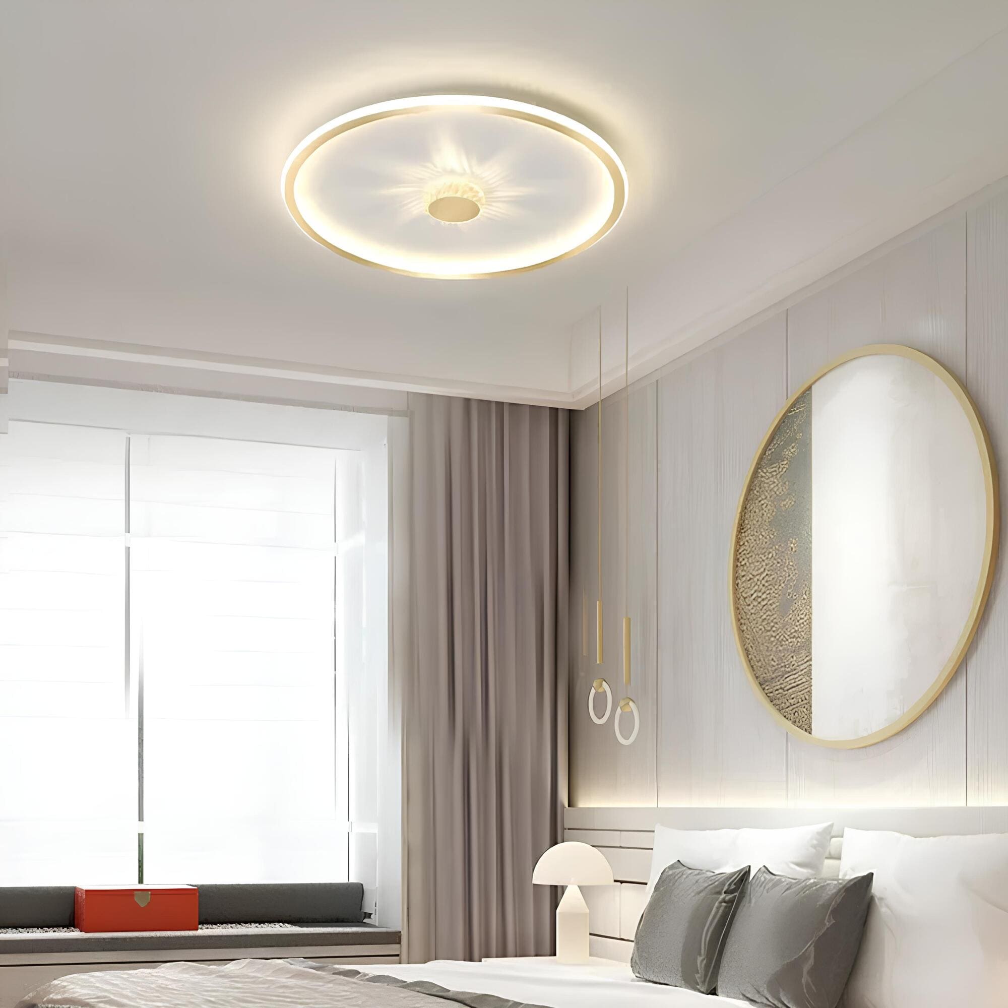 LED Deckenlampe | Dimmbar Schlafzimmer Wohnzimmer