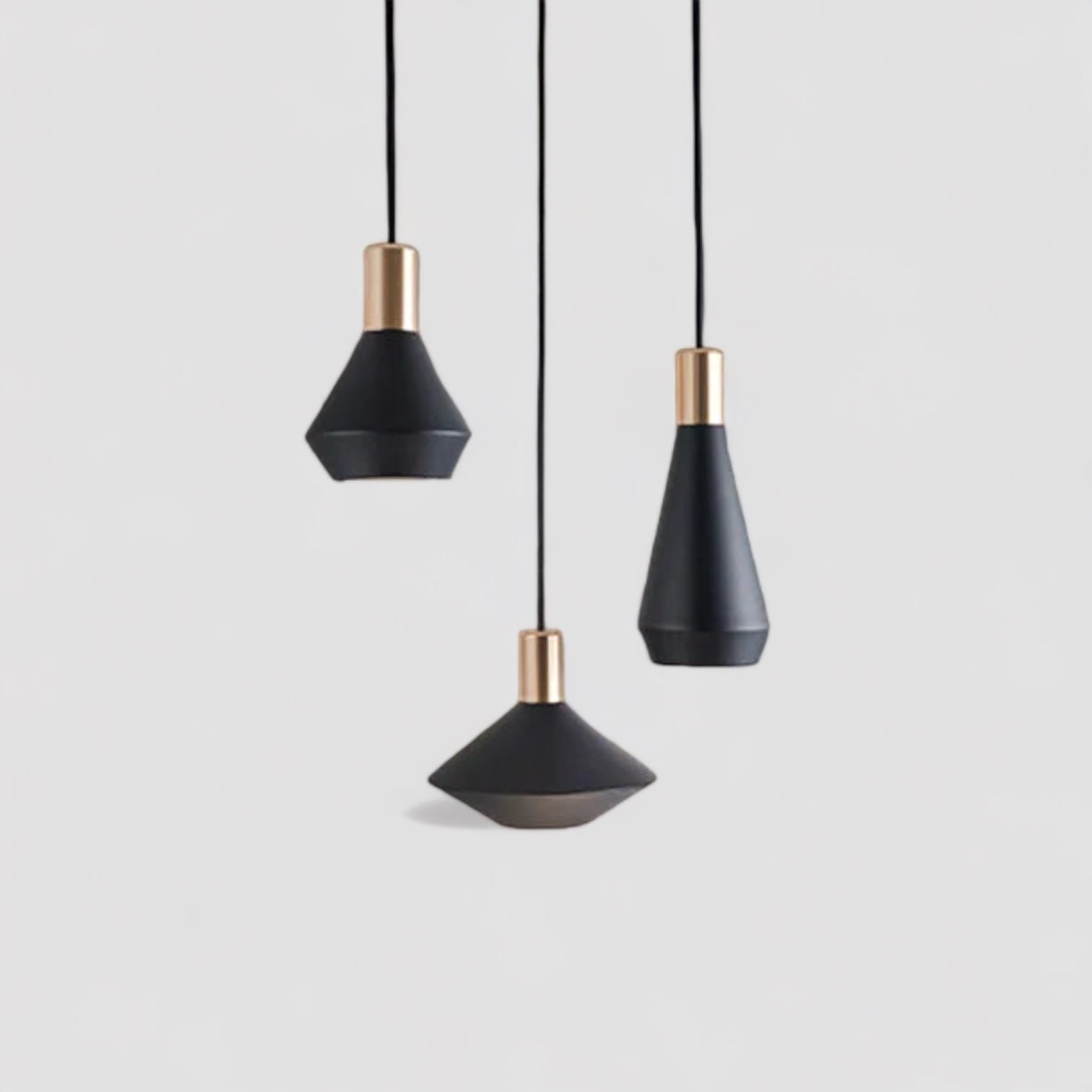 Italia | Minimalistische LED Pendelleuchte Modern Schwarz