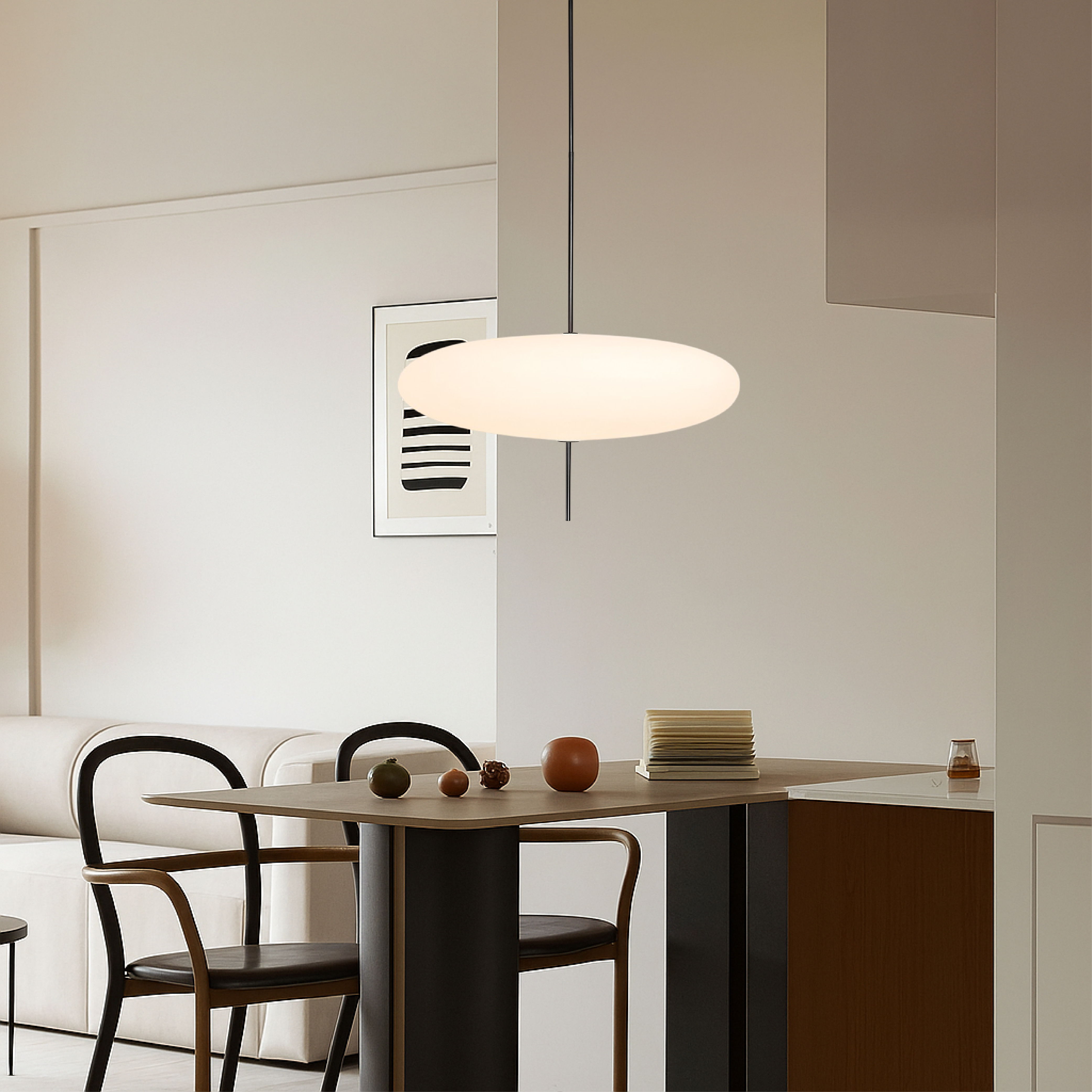 Ovalis | Moderne LED Deckenleuchte Rund