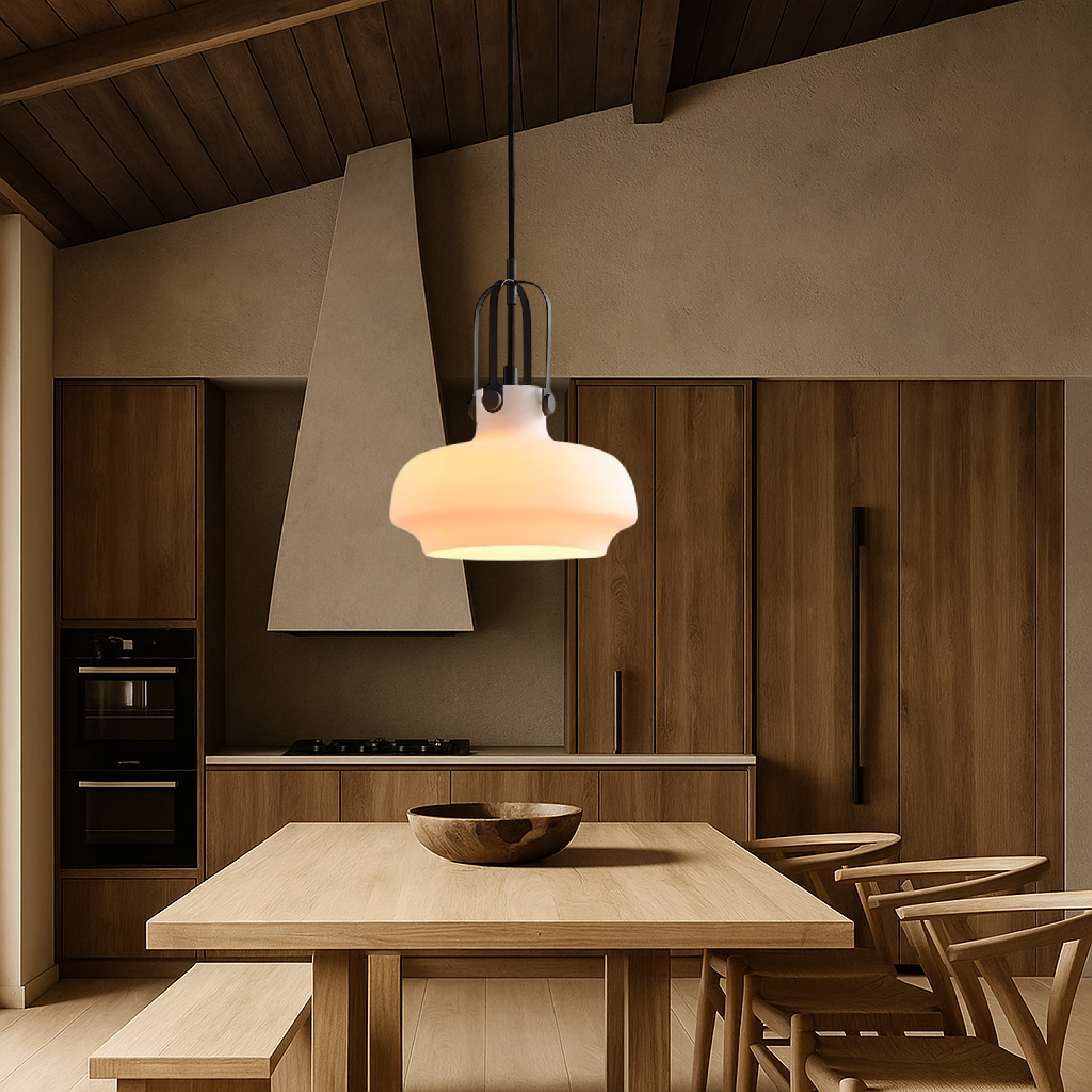 Florano | Pendelleuchte aus Opalglas