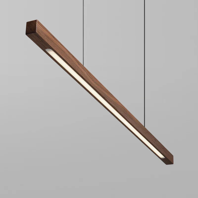 Cedira | Pendelleuchte im Holzleisten-Design