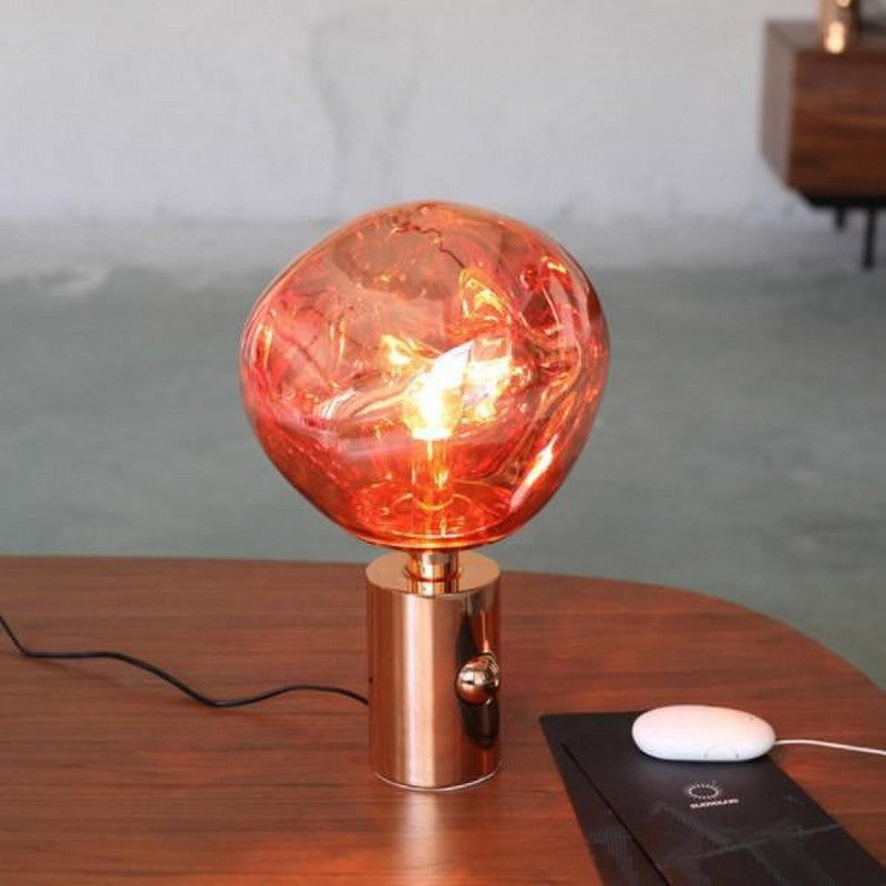 Alviana | Kugel Tischlampe mit Glanzoptik