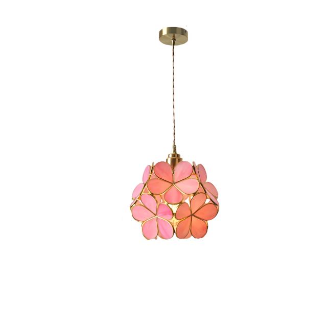 Blütenform | Glas LED Pendelleuchte