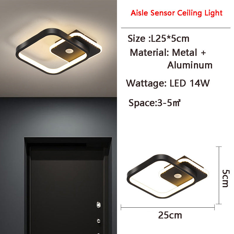 Zerian | Quadrat Deckenleuchte mit LED-Rahmen