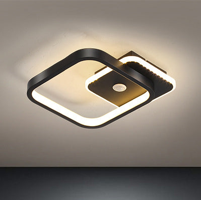 Zerian | Quadrat Deckenleuchte mit LED-Rahmen