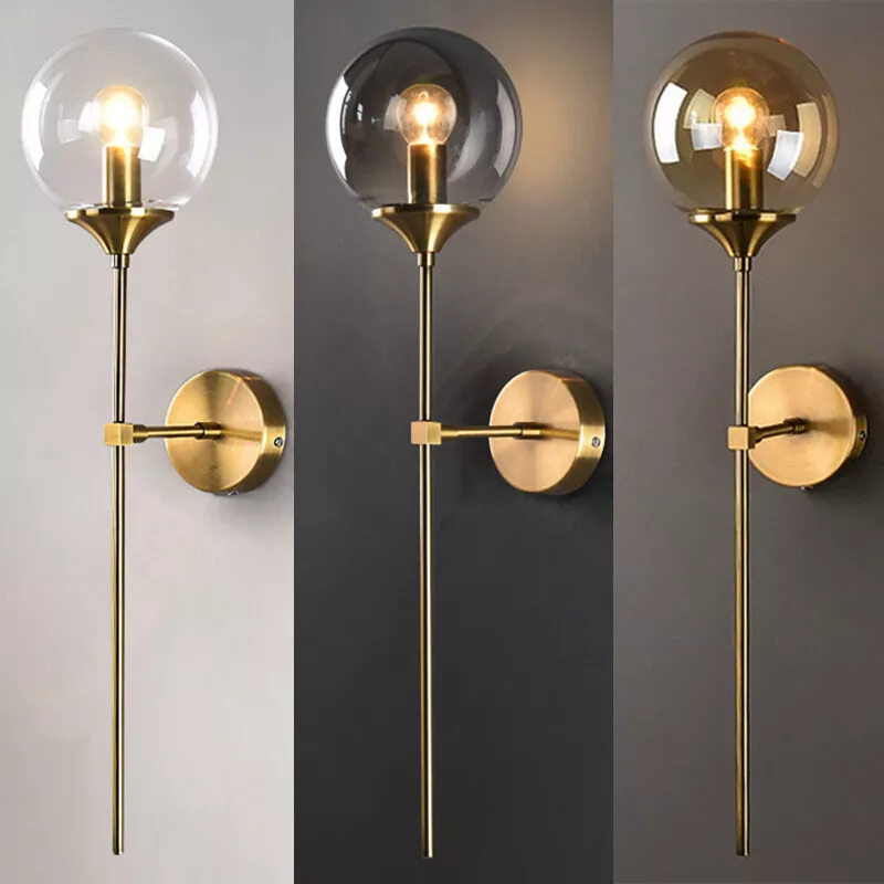 Corvian | Glas Kugel Wandleuchte