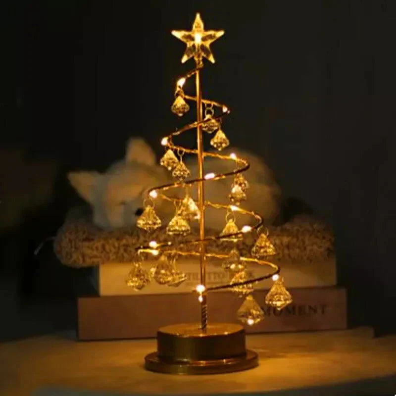 Crystava | LED Kristall Weihnachtsbaum Deko Lampe