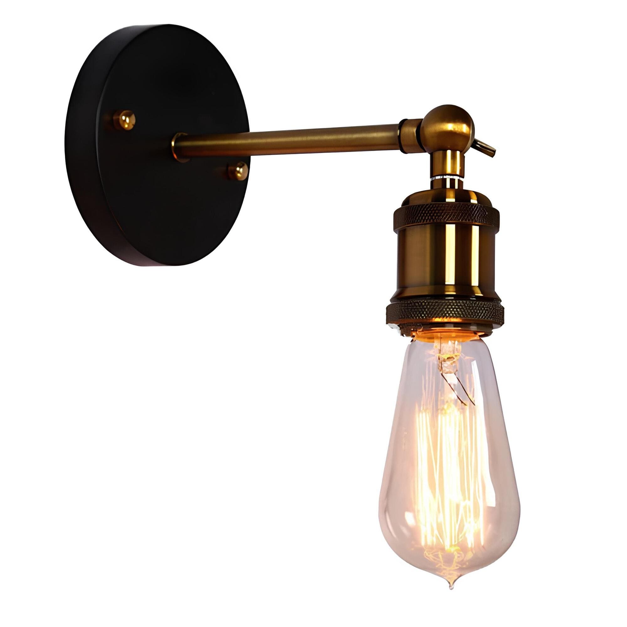 Solva | Wandlampe mit Edison Glühbirnenlook