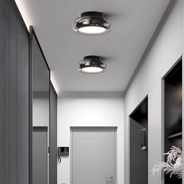 Dovira | Glas LED Deckenleuchte