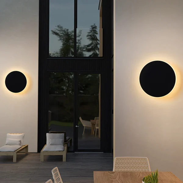 Solvian | LED Wandlampe in runder Form