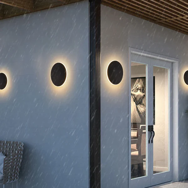 Solvian | LED Wandlampe in runder Form