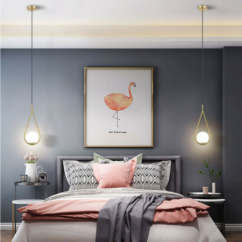 Aurea | Goldene LED Pendelleuchte Tropfenform Modern