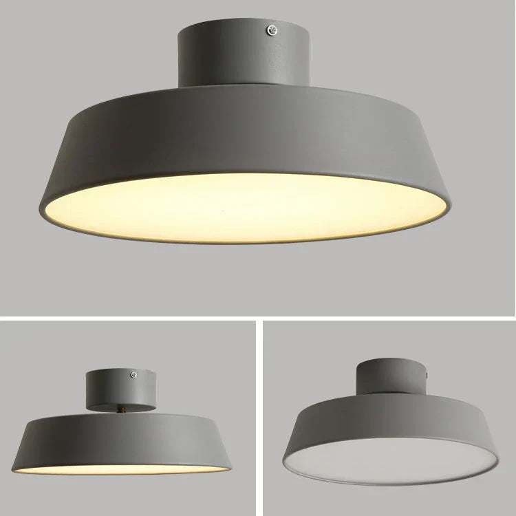Nordisch | Schlichte Runde LED Lampe Decke