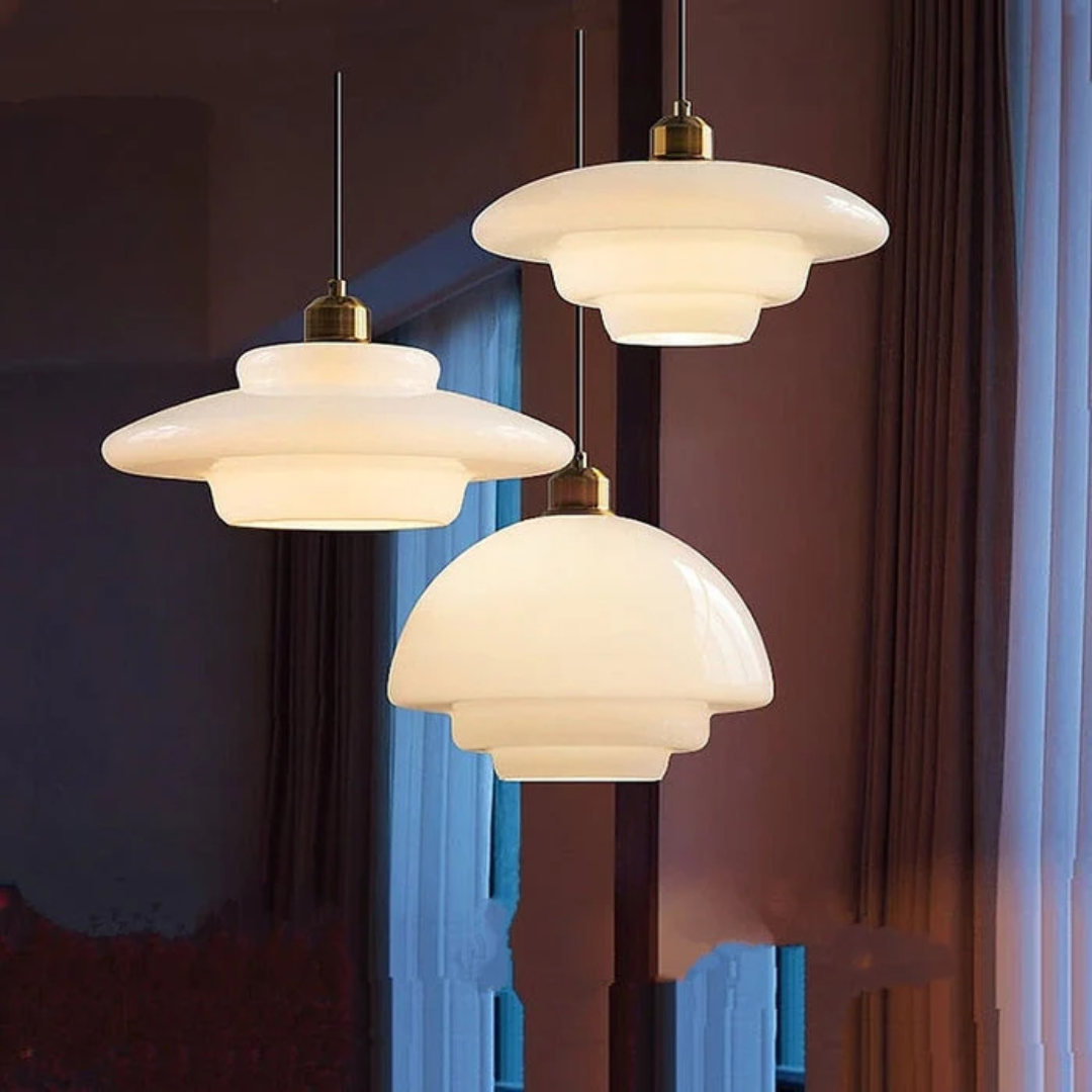 Glas Pendellampe | Küche Wohnzimmer Deckenleuchte