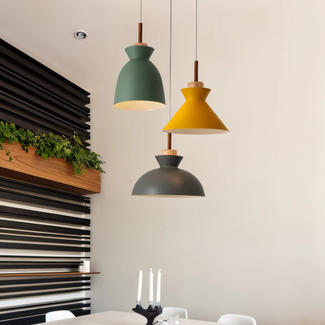 LED-Pendelleuchte | Macaron-Design für Zuhause