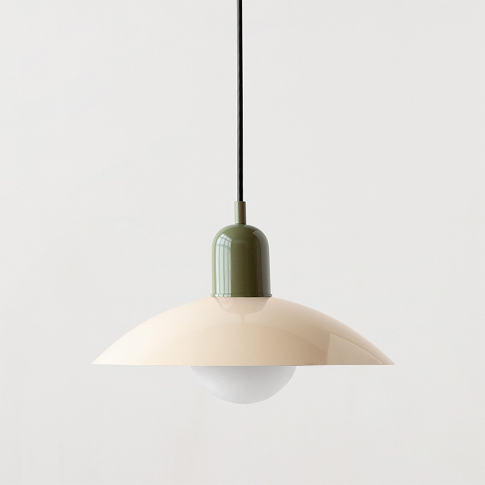 Macaron Pendelleuchte | Farbiger Glasschirm für Modernes Flair