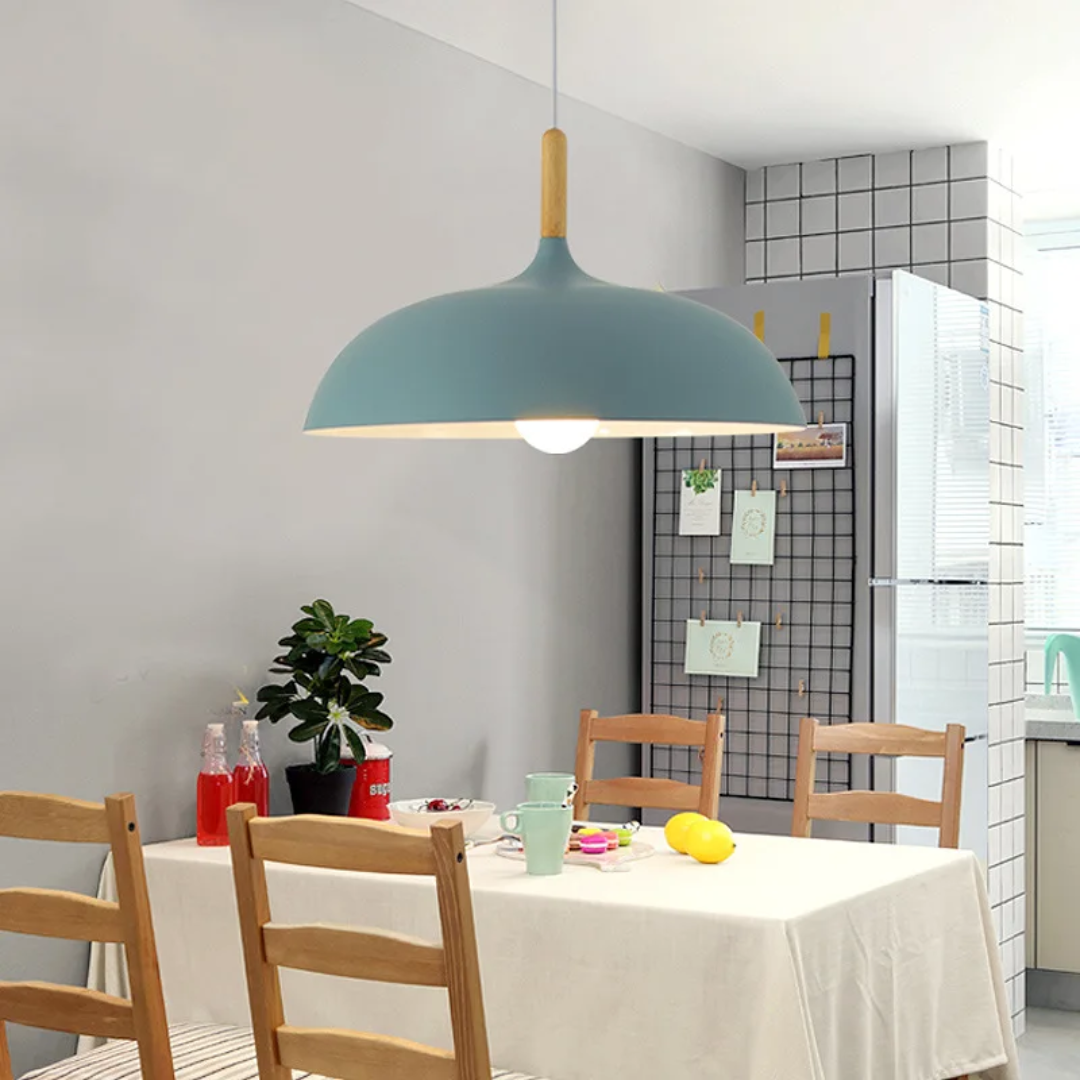 Geometrische Pendelleuchte | Esszimmerdesign