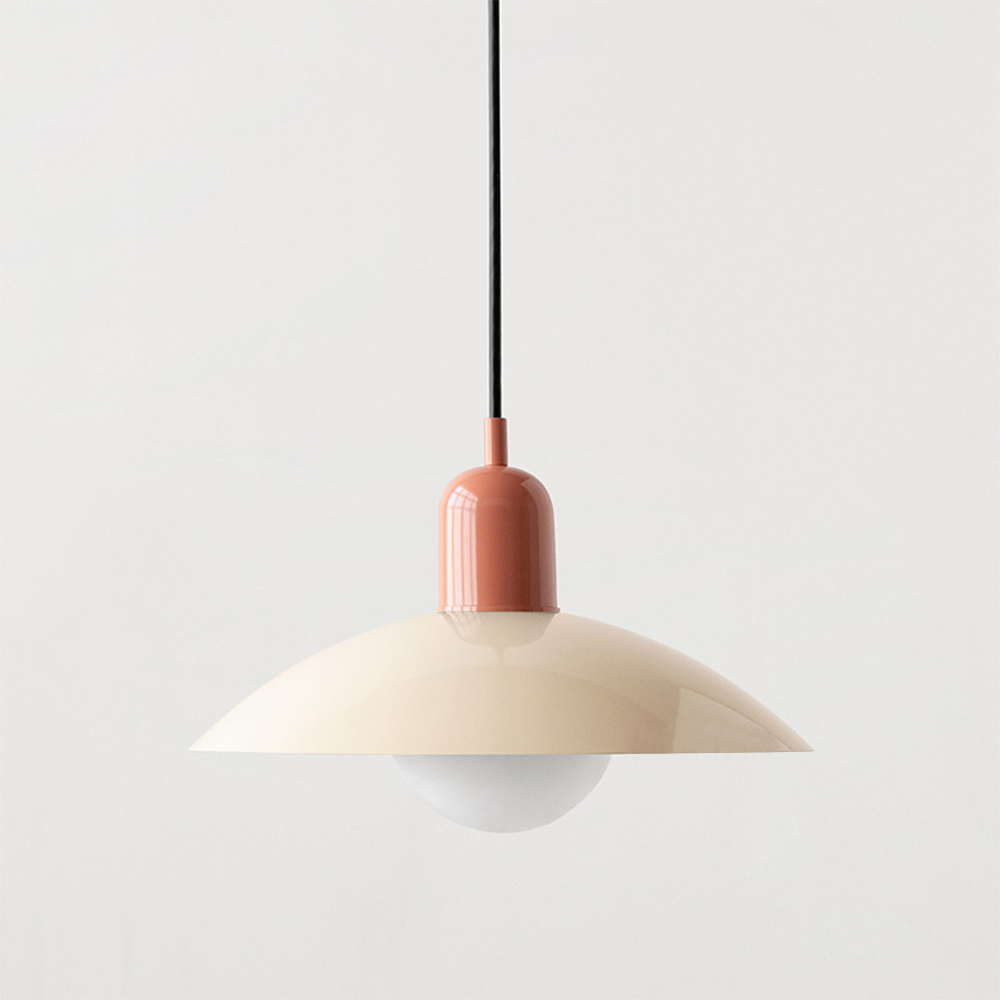 Macaron Pendelleuchte | Farbiger Glasschirm für Modernes Flair