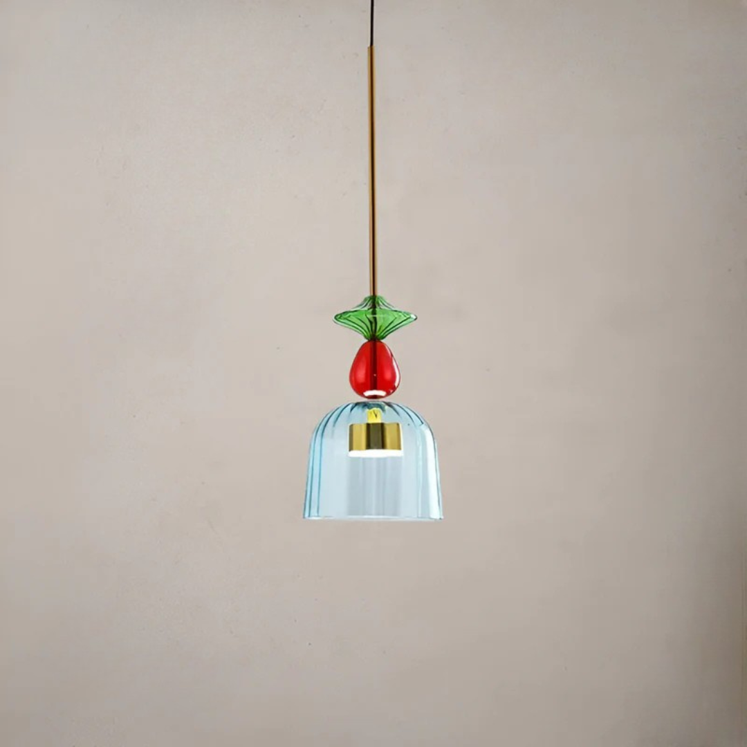 Vitrina | LED Pendelleuchte bunt aus Glas