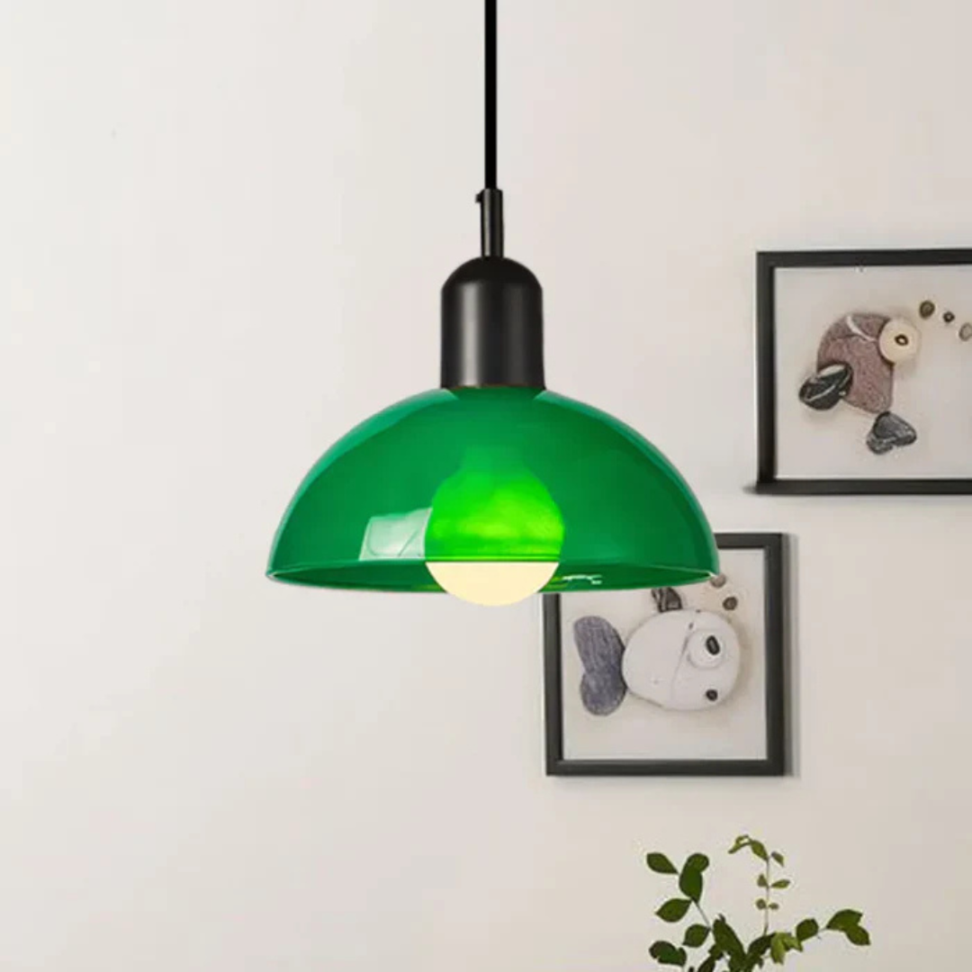 Orivio | Farbige Halbkugel Pendelleuchte