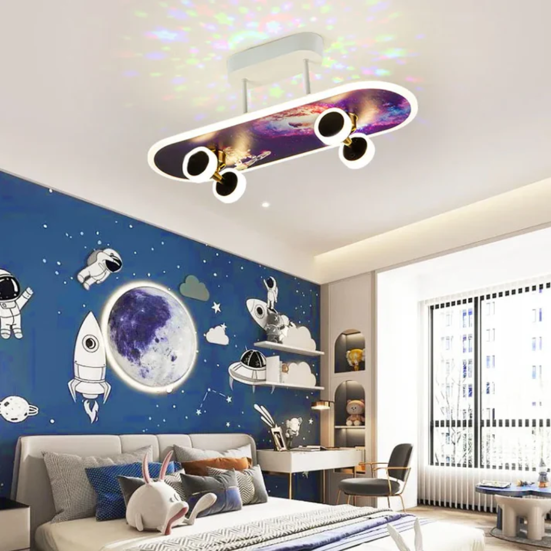 LED Deckenleuchte | im Skateboard Stil