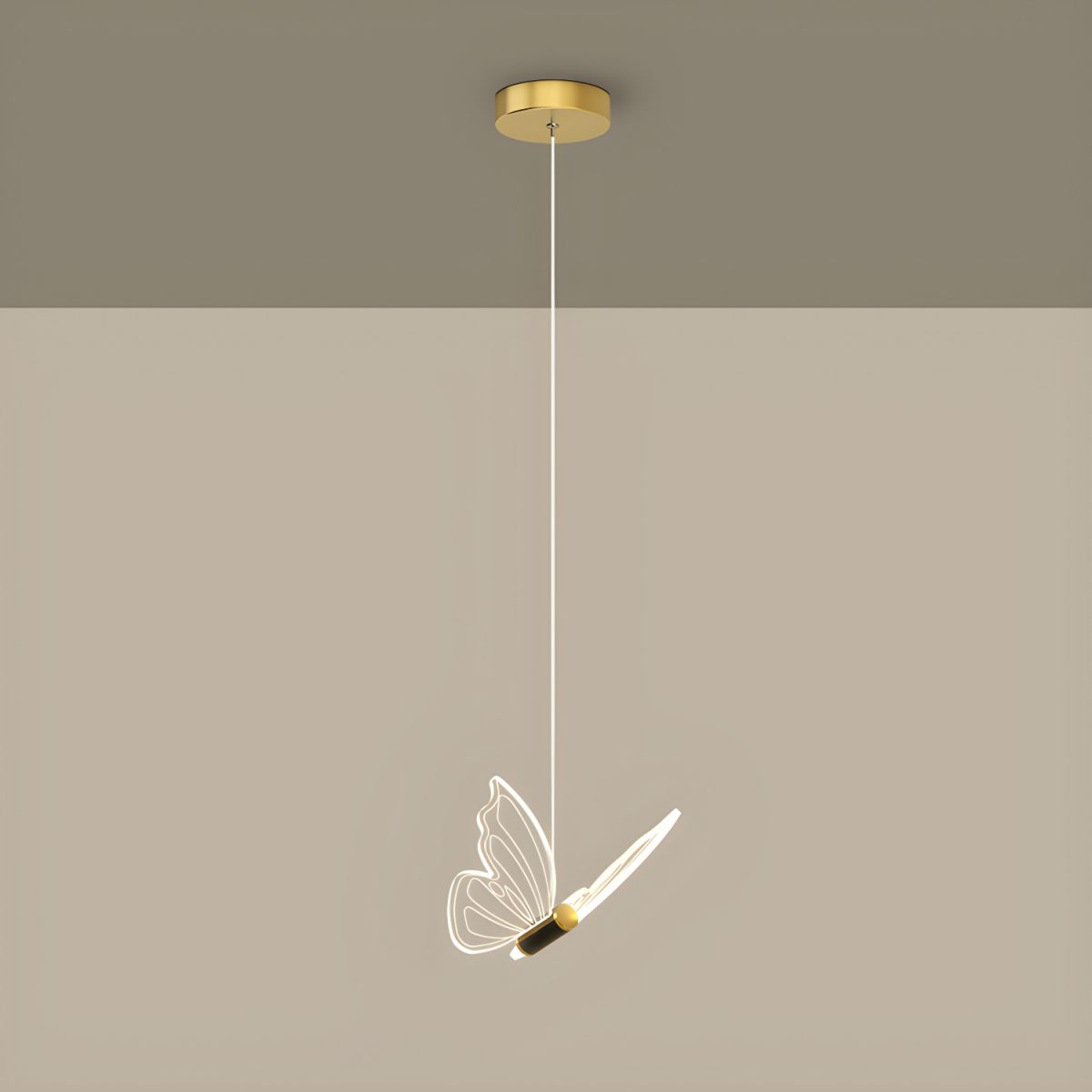 Fluvia | LED-Pendelleuchte in Schmetterlingsform