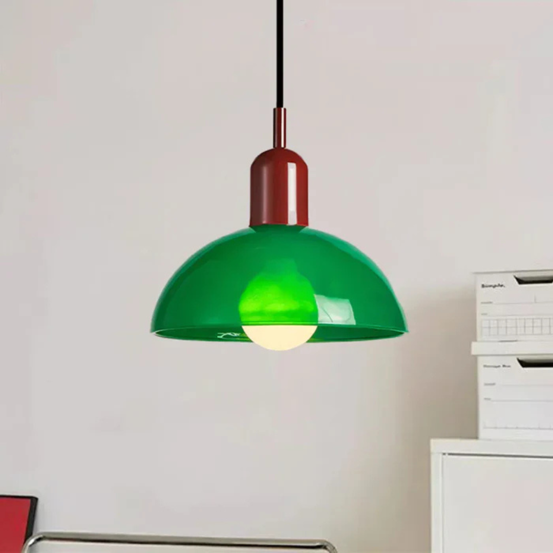 Orivio | Farbige Halbkugel Pendelleuchte