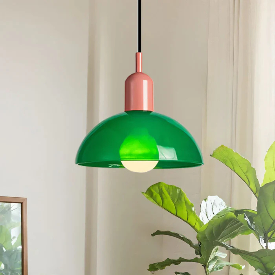 Orivio | Farbige Halbkugel Pendelleuchte