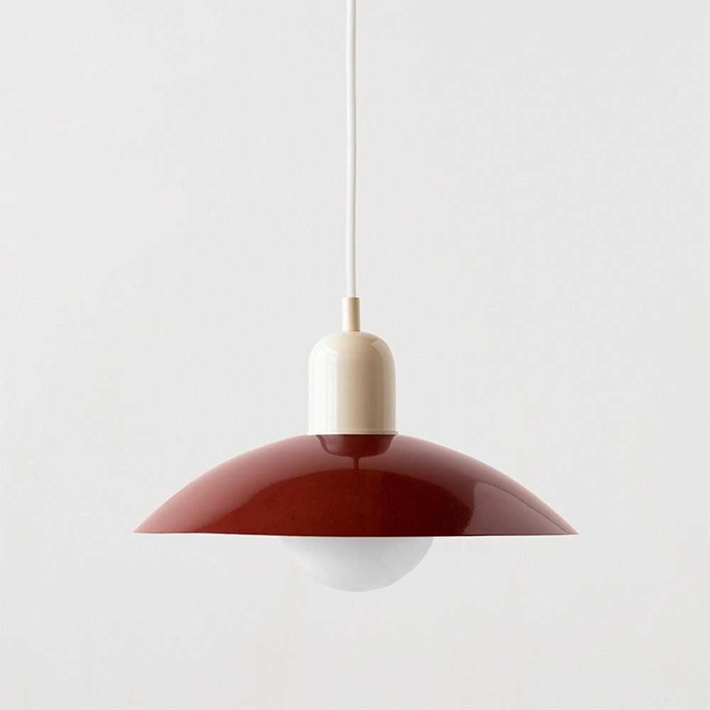 Macaron Pendelleuchte | Farbiger Glasschirm für Modernes Flair