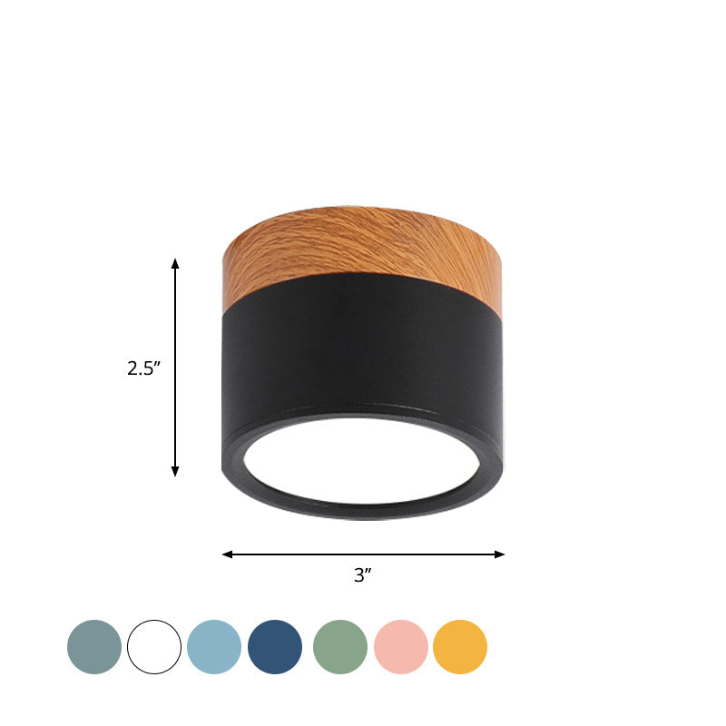 Lumora | LED-Deckenleuchte mit Holzoptik