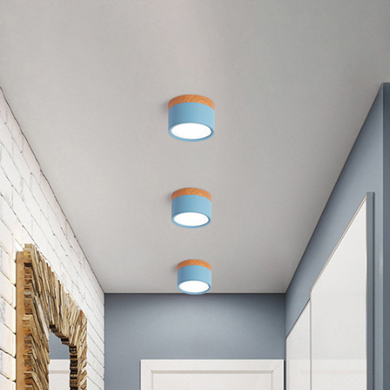 Lumora | LED-Deckenleuchte mit Holzoptik