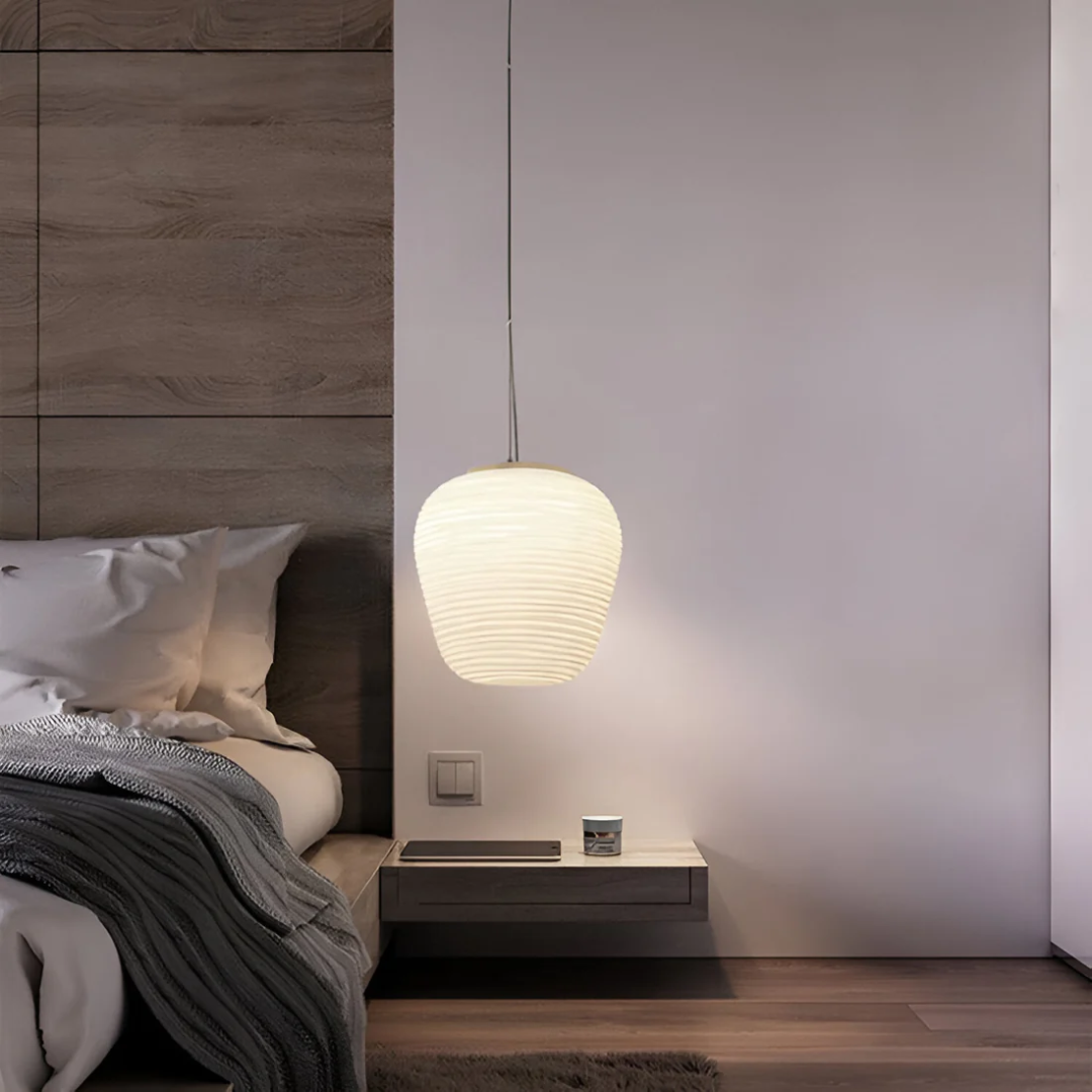 Liora | Opaalglas Hängeleuchte