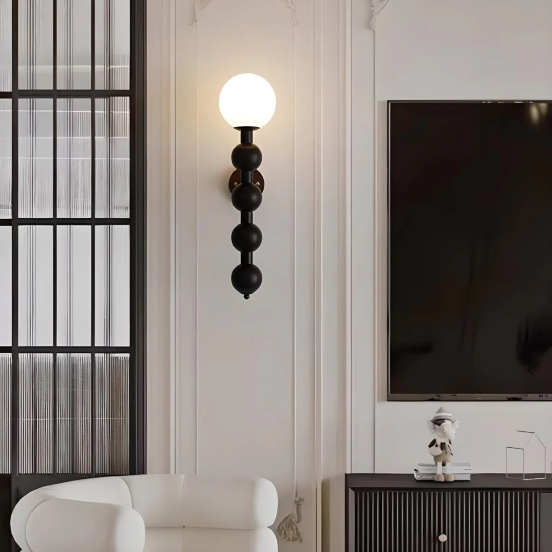 Liora | Vintage Wandlampe Holz
