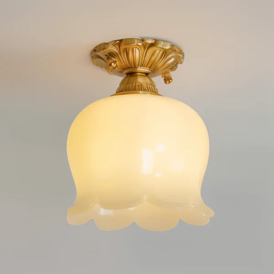 Vintage-Deckenleuchte | LED-Innenbeleuchtung in Blumenform