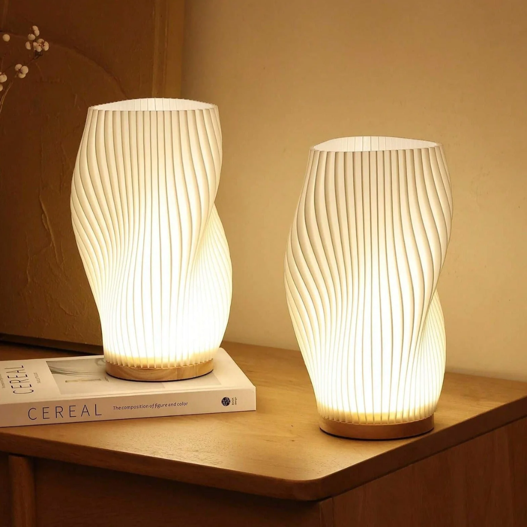 Lyra | LED Tischlampe Wellenform