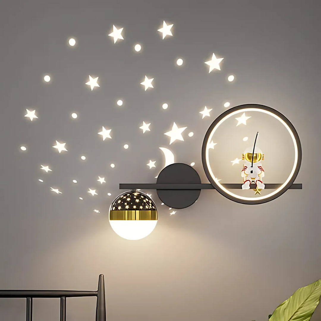 LED-Wandleuchte | Astronauten-Beleuchtung