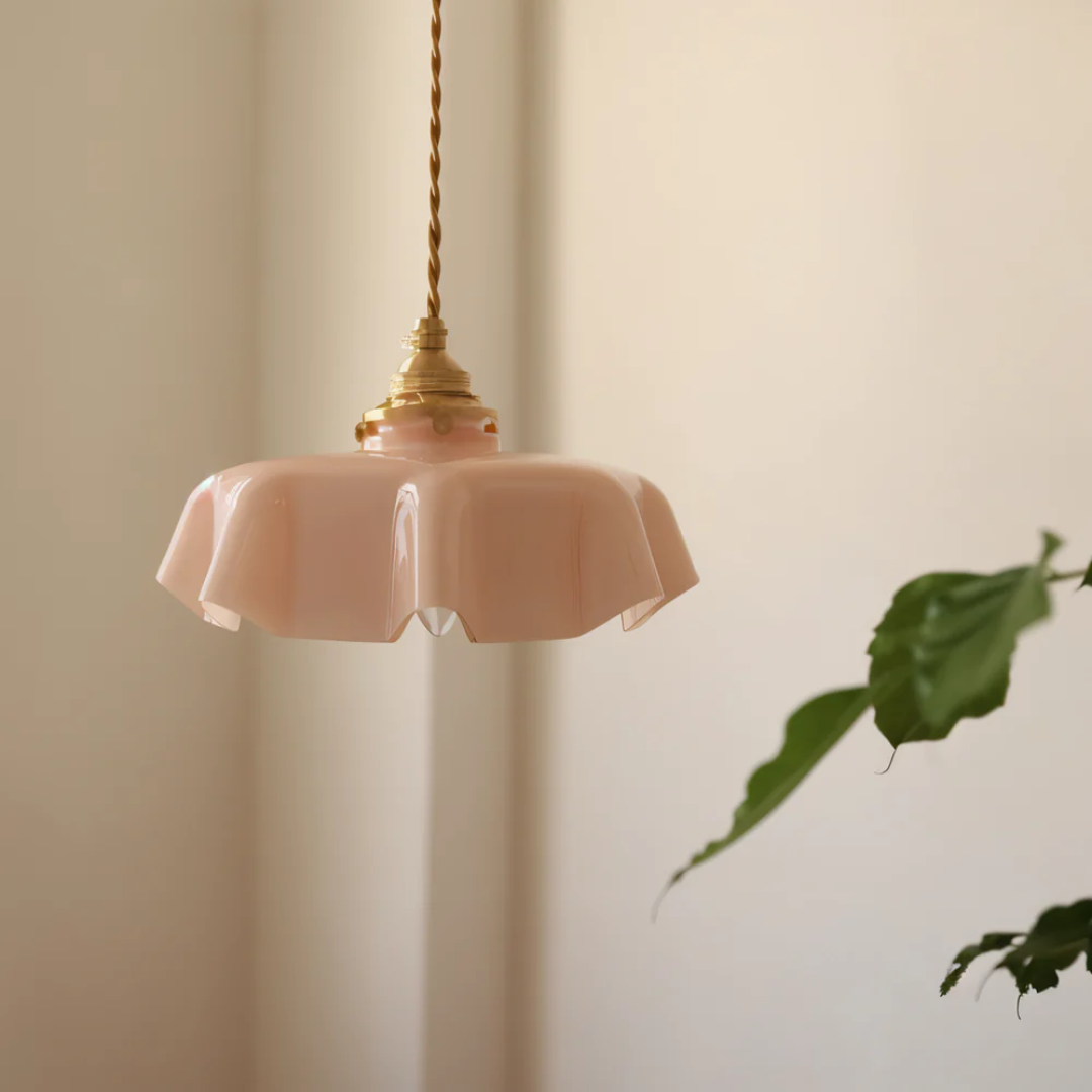 Liora | Glas Pendelleuchte Retro